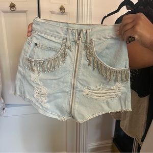 lf Denim skirt